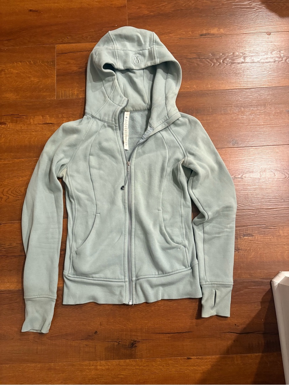lululemon athletica Light Sage Green Scuba Hoodie Jacket